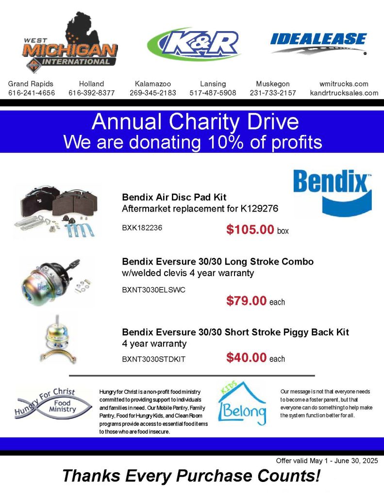 Parts Charity Bendix 2025