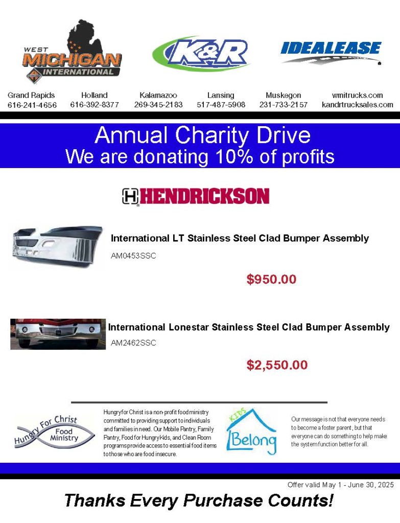 Parts Charity Hendrickson 2025