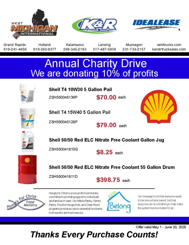 Parts Charity Shell 2025